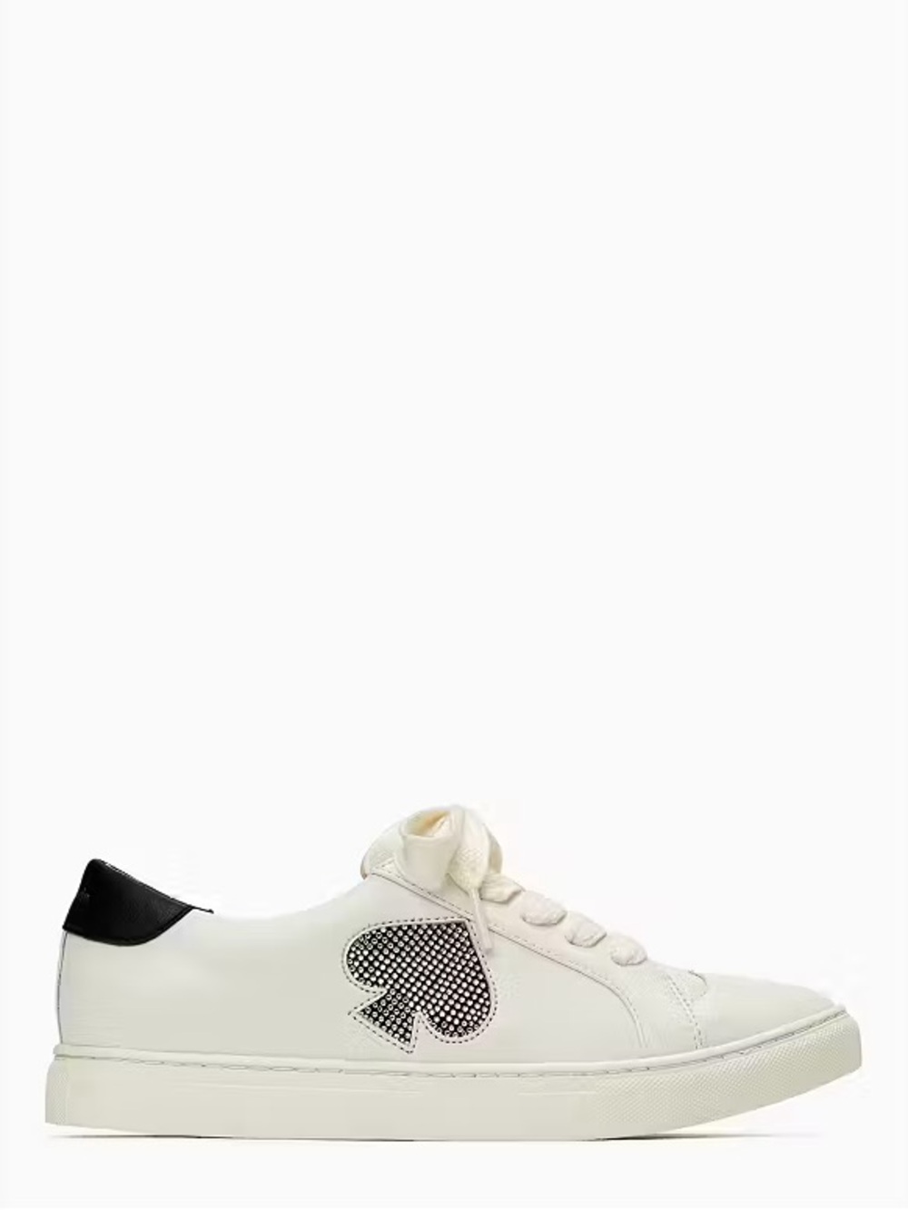 Kate Spade fez glitz White Leather Sneaker